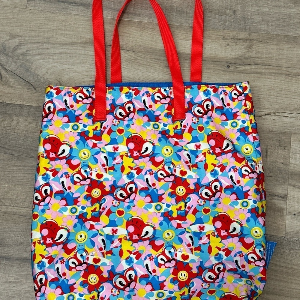 Estee Lauder Hattie Stewart Recycle Floral Cosmetic Bag Tote